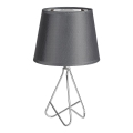 Rabalux - Stolní lampa 1xE14/40W/230V šedá/lesklý chrom