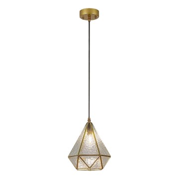 Rabalux - Tiffany vitrážový lustr na lanku 1xE14/40W/230V zlatá