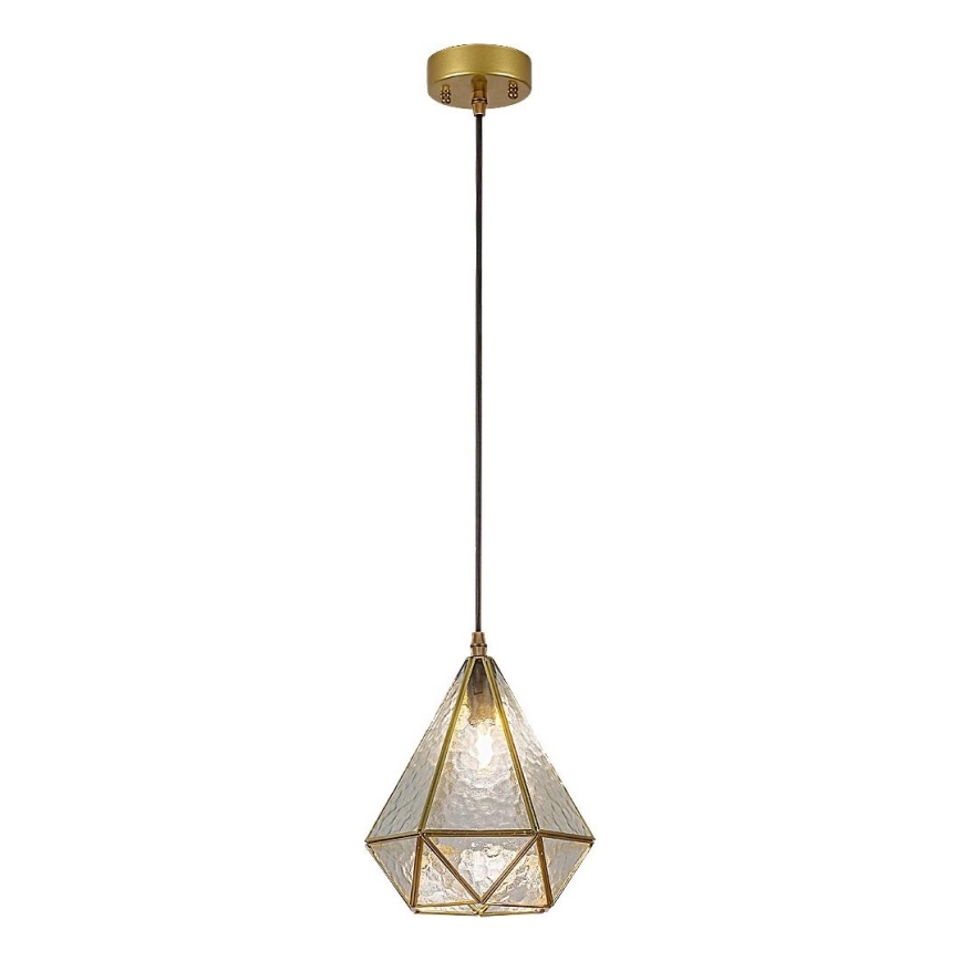 Rabalux - Tiffany vitrážový lustr na lanku 1xE14/40W/230V zlatá