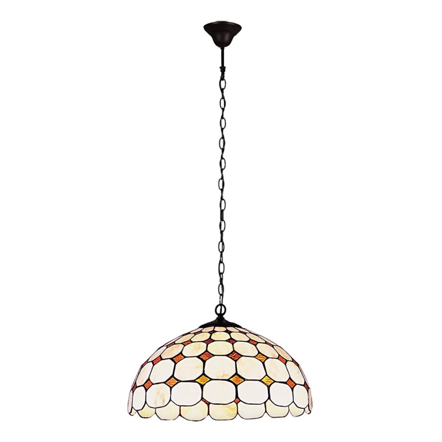 Rabalux - Tiffany vitrážový lustr na řetězu 2xE27/60W/230V