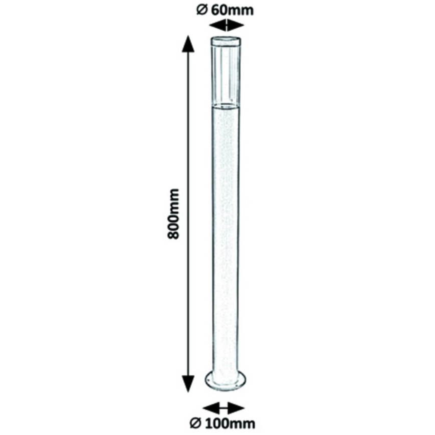 Rabalux - Venkovní lampa 1xGU10/7W/230V IP44 80 cm