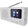 Rádio DAB DAB+ FM 3W/5V/4xAA bílá
