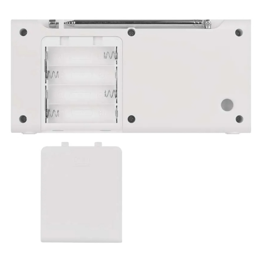 Rádio DAB DAB+ FM 3W/5V/4xAA bílá