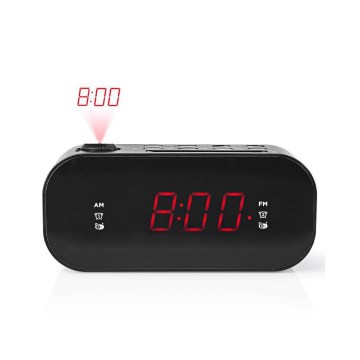 Radiobudík s LED displejem a projektorem 230V