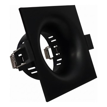 Rámeček pro podhledové svítidlo GU10 8,6x8,6 cm černá