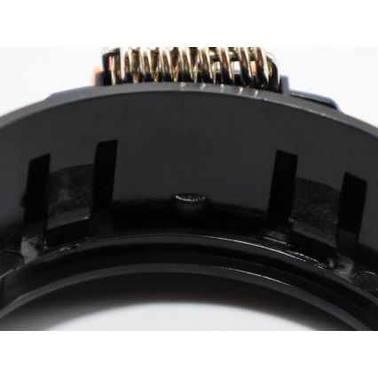 Rámeček pro podhledové svítidlo GU10 pr. 9 cm černá