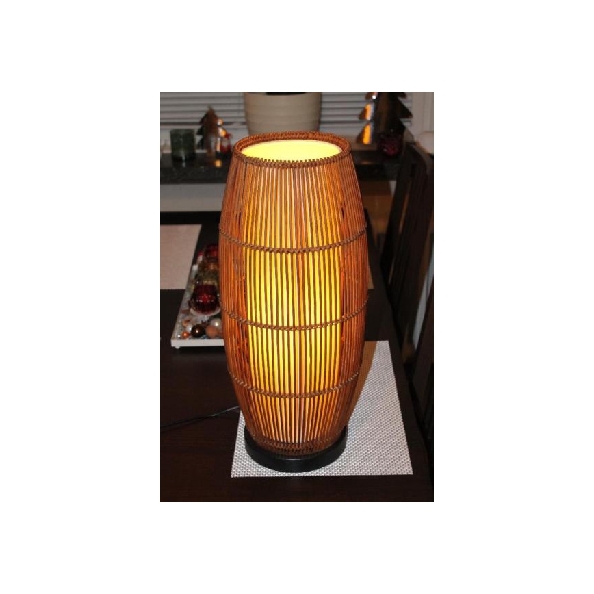 Ratanová stojací lampa 1xE27/11W/230V