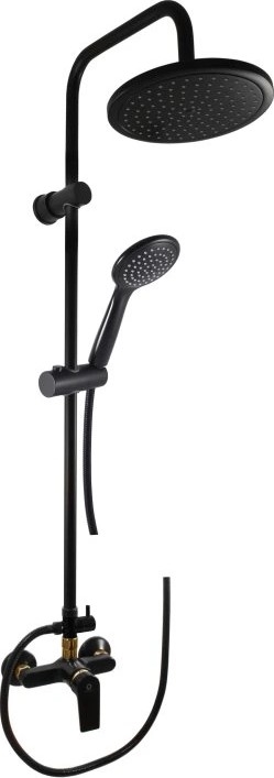 RAV Slezák CO182.5/7CMATZ - Sprchová sada s vodovodní baterií COLORADO černá/zlatá