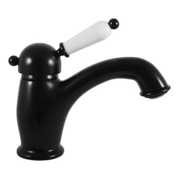 RAV Slezák L526.0CMAT - Umyvadlová baterie LABE RETRO 15,3 cm matná černá