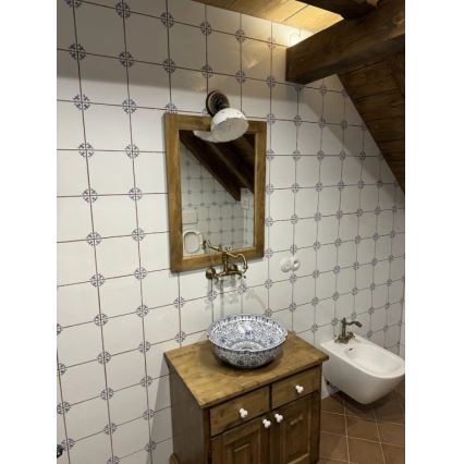 RAV Slezák MK102.5/28SM - Dřezová/umyvadlová baterie MORAVA RETRO 16,8 cm stará mosaz