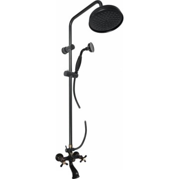 RAV Slezák MK159.5/7CMATSM - Vanová sada s baterií MORAVA RETRO černá/mosaz