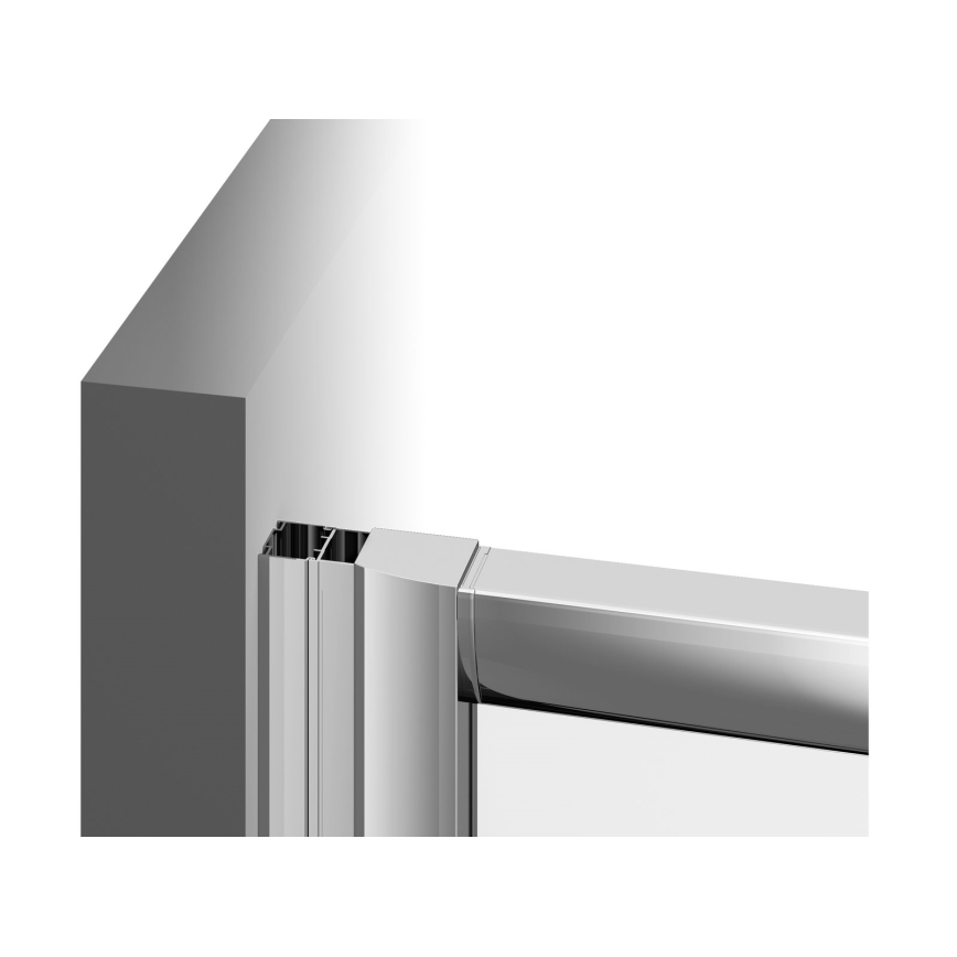 Ravak 1LV40100ZG - Sprchový kout čtyřdílný rohový BLIX 80x80 cm bílá