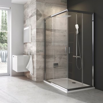 Ravak 1XV70C00Z1 - Sprchový kout BLIX 90x90 cm bílá