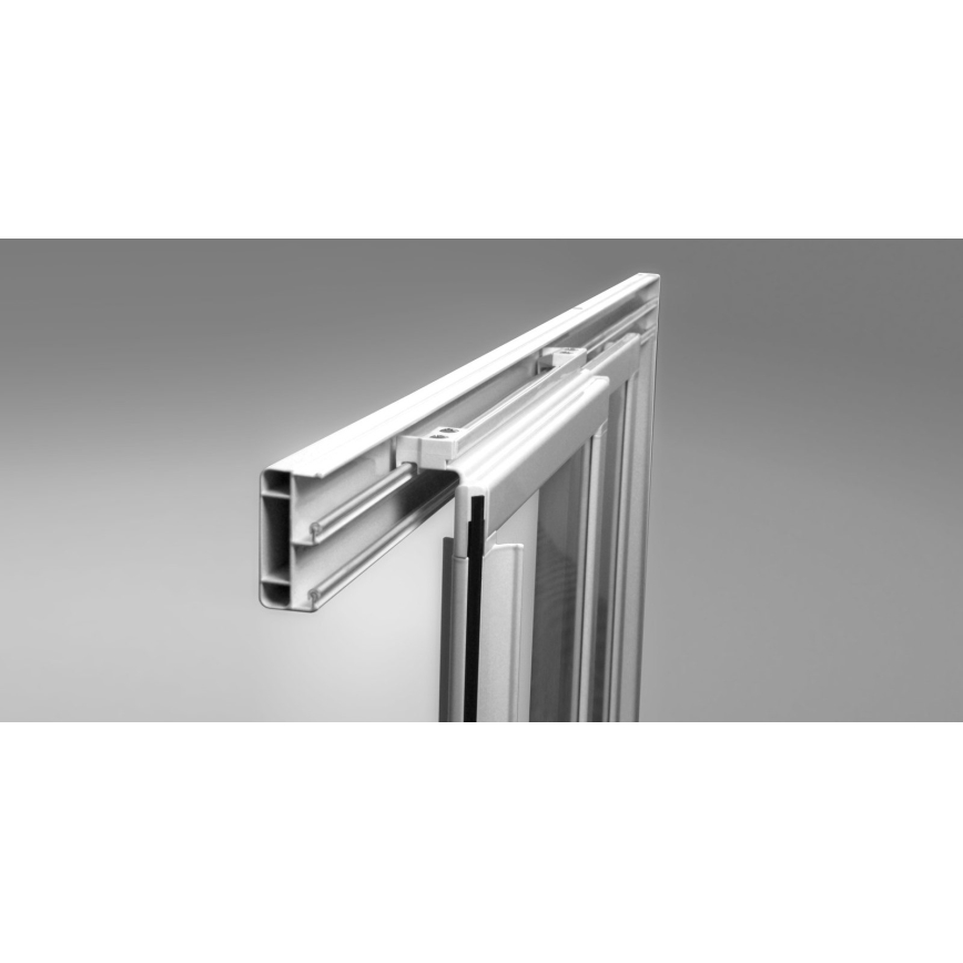 Ravak 3114O10211 - Sprchový kout čtyřdílný čtvrtkruhový SUPERNOVA 80x80 cm bílá