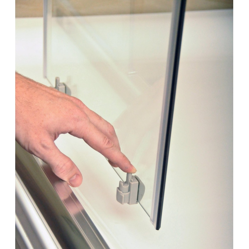 Ravak 3B240C00Z1-Sprchový kout čtyřdílný čtvrtkruhový BLIX 80x80 cm lesklý chrom