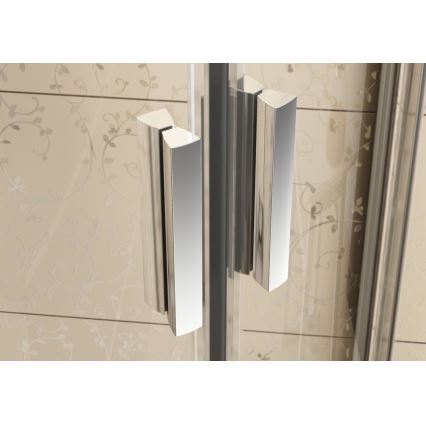 Ravak 3B240C00Z1B - Sprchový kout čtyřdílný čtvrtkruhový BLIX 80x80 cm lesklý chrom