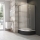 Ravak 3B240U40ZG - Sprchový kout čtyřdílný čtvrtkruhový BLIX 80x80 cm satin