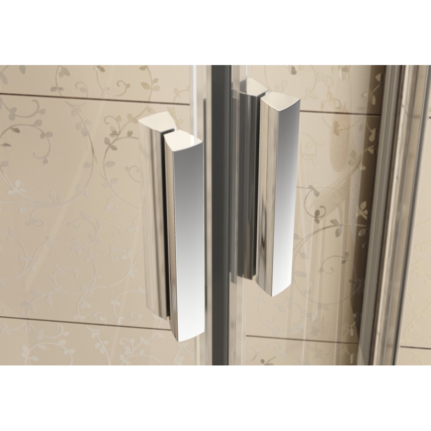 Ravak 3B270C00Z1B - Sprchový kout čtyřdílný čtvrtkruhový BLIX 90x90 cm lesklý chrom