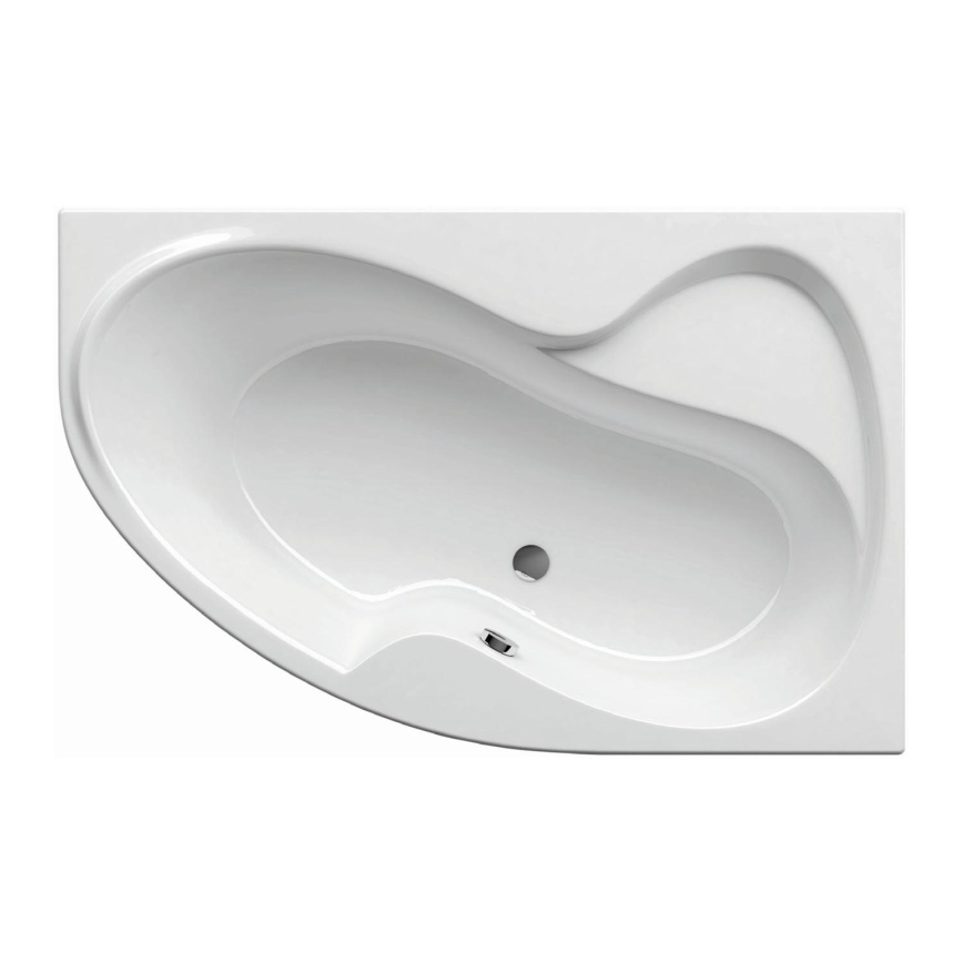 Ravak CL21000000 - Rohová vana ROSA 160x105 cm akrylát/bílá