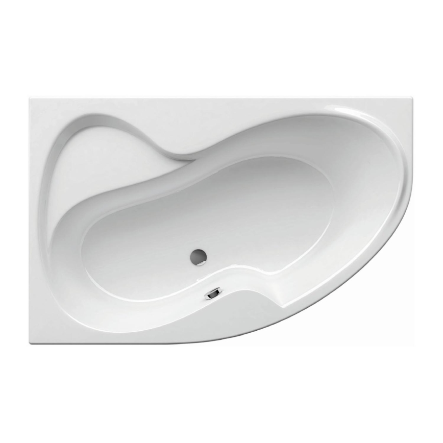 Ravak CM21000000 - Rohová vana ROSA 160x105 cm akrylát/bílá