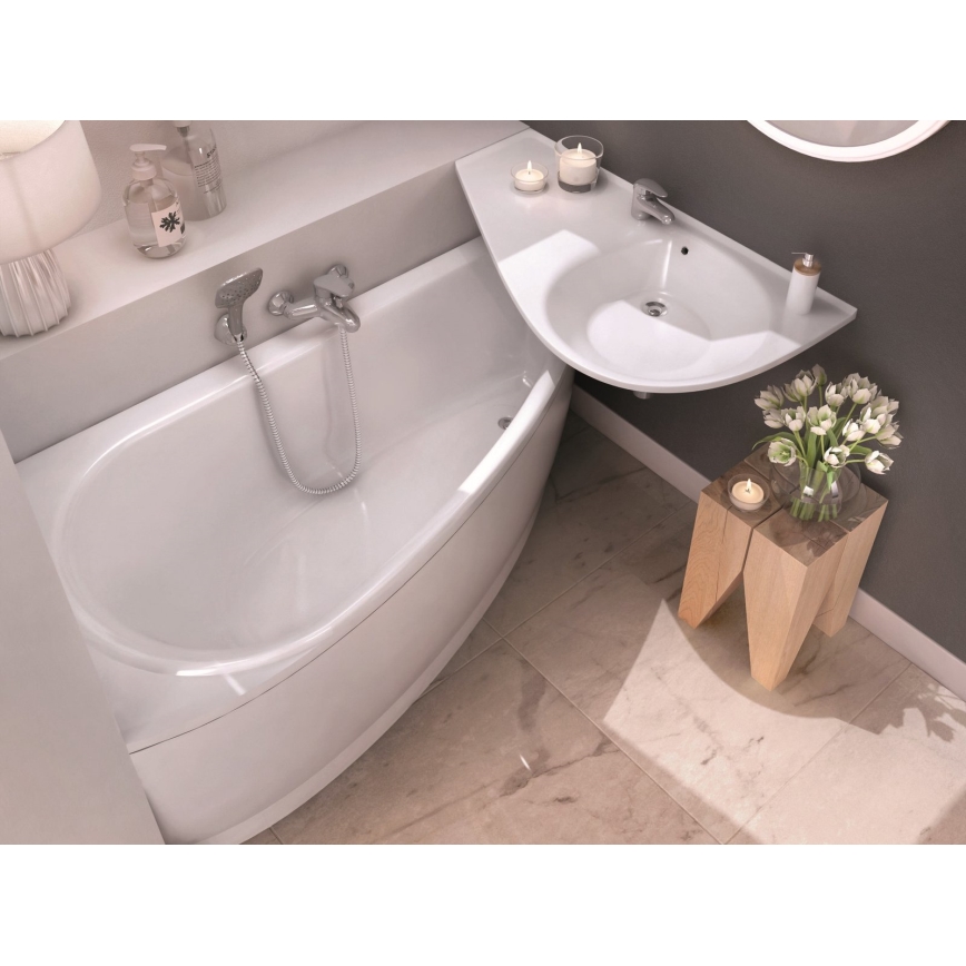 Ravak CT01000000 - Rohová vana AVOCADO 150x75 cm akrylát/bílá