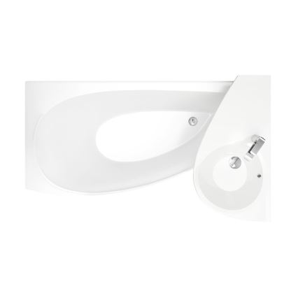 Ravak CT01000000 - Rohová vana AVOCADO 150x75 cm akrylát/bílá