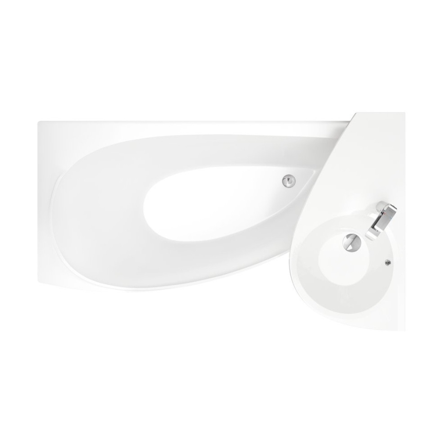 Ravak CT01000000 - Rohová vana AVOCADO 150x75 cm akrylát/bílá