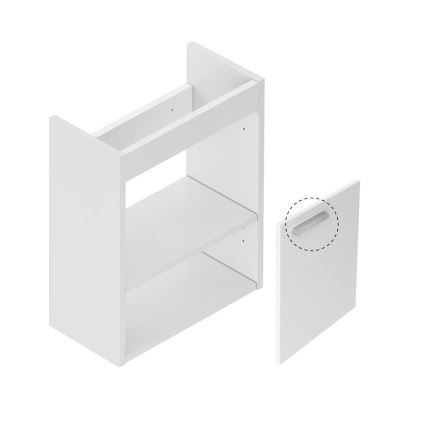 Ravak X000000538 - Koupelnová skříňka pod umyvadlo CHROME 40x50 cm bílá