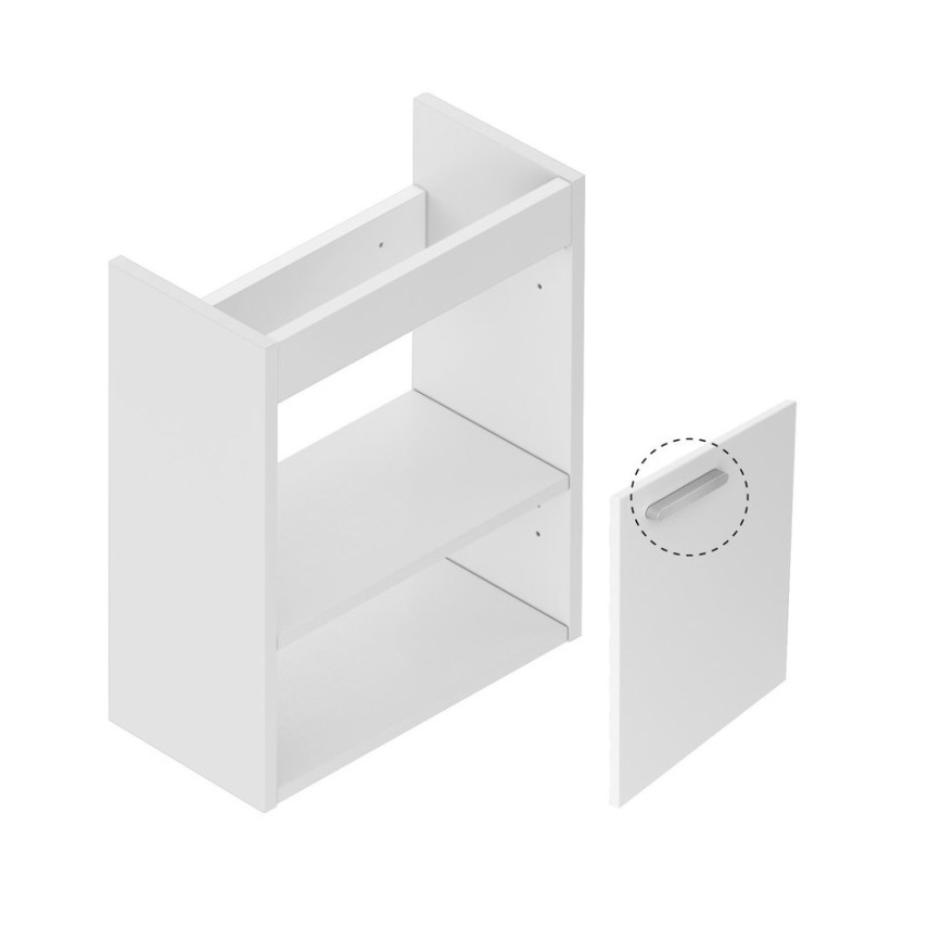 Ravak X000000538 - Koupelnová skříňka pod umyvadlo CHROME 40x50 cm bílá