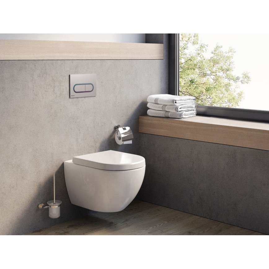 Ravak X01516 - Závěsné WC UNI CHROME keramika/bílá