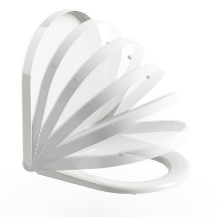 Ravak X01549 - Záchodové prkénko SoftClose UNI CHROME bílá