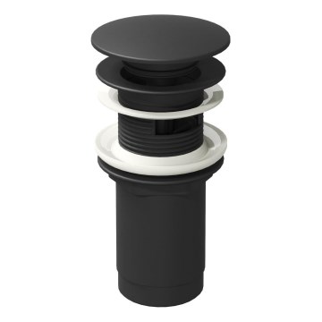 Ravak X01748 - Umyvadlová výpusť CLICK-CLACK pr. 6,6 cm černá