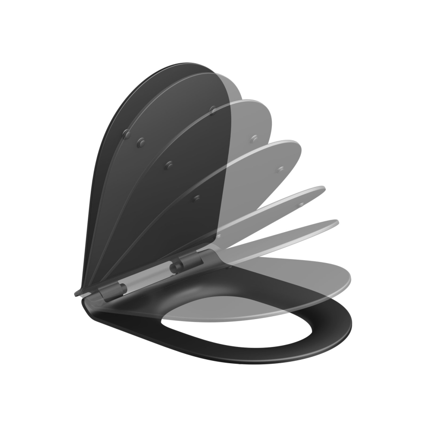 Ravak X01862 - Záchodové prkénko SoftClose VITA SLIM černá