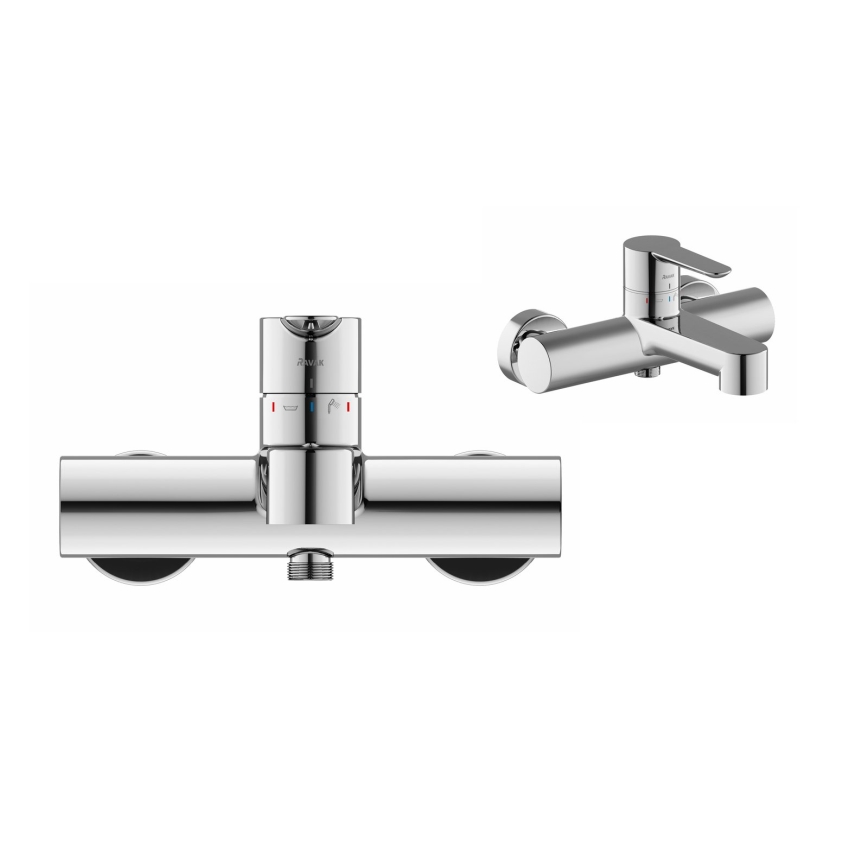 Ravak X070115 - Vanová baterie PURI lesklý chrom