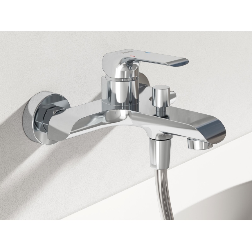 Ravak X070119 - Vanová baterie FLAT lesklý chrom