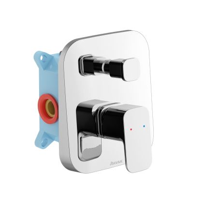 Ravak X070136 - Sprchová baterie pro podomítkovou instalaci FREE lesklý chrom