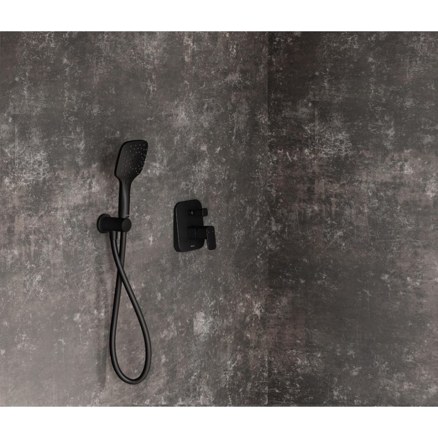Ravak X070156 - Sprchová baterie pro podomítkovou instalaci FREE černá