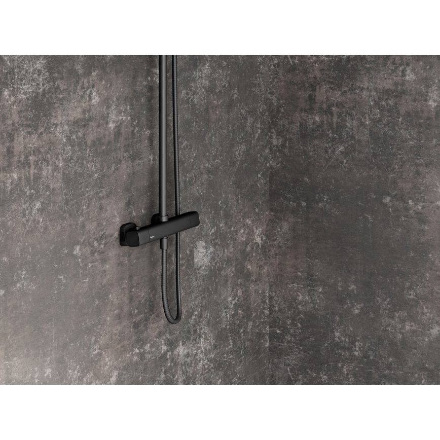 Ravak X070160 - Sprchová sada s termostatickou baterií FREE černá