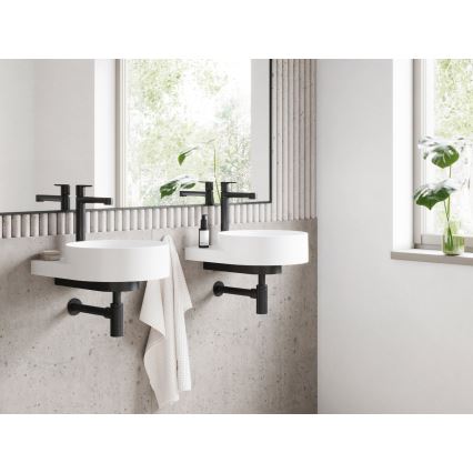 Ravak X070182 - Umyvadlová baterie PURI 32,2 cm černá