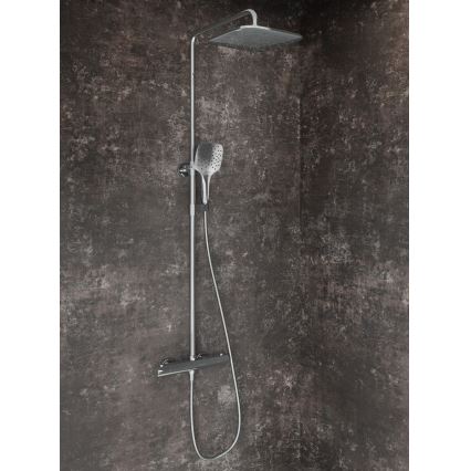Ravak X070442 - Sprchová sada s termostatickou baterií FLAT lesklý chrom