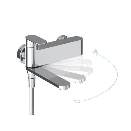 Ravak X070451 - Vanová baterie CHROME lesklý chrom