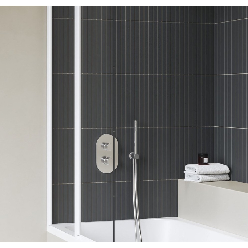 Ravak X070457 - Termostatická sprchová baterie pro podomítkovou instalaci CHROME lesklý chrom