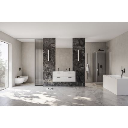 Ravak X070466 - Sprchová baterie pro podomítkovou instalaci CHROME černá