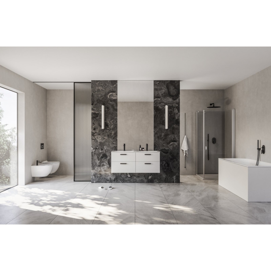 Ravak X070466 - Sprchová baterie pro podomítkovou instalaci CHROME černá