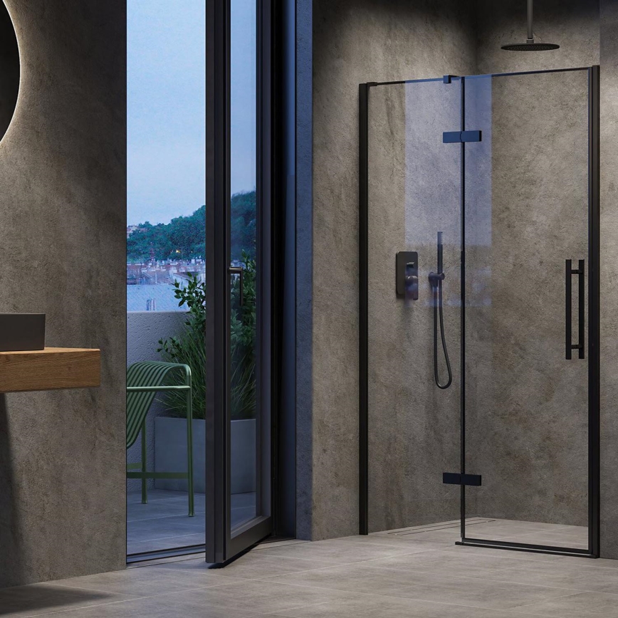 Ravak X0VVGC300Z1 - Sprchové dveře COOL 120x195 cm černá