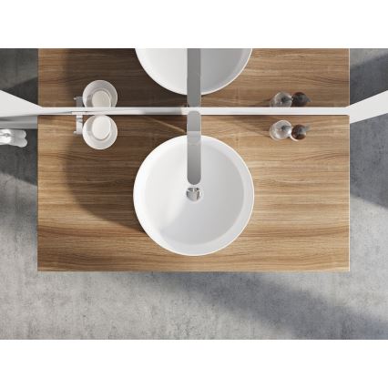 Ravak XJX01140002 - Umyvadlo na desku UNI SLIM pr. 40 cm keramika/bílá