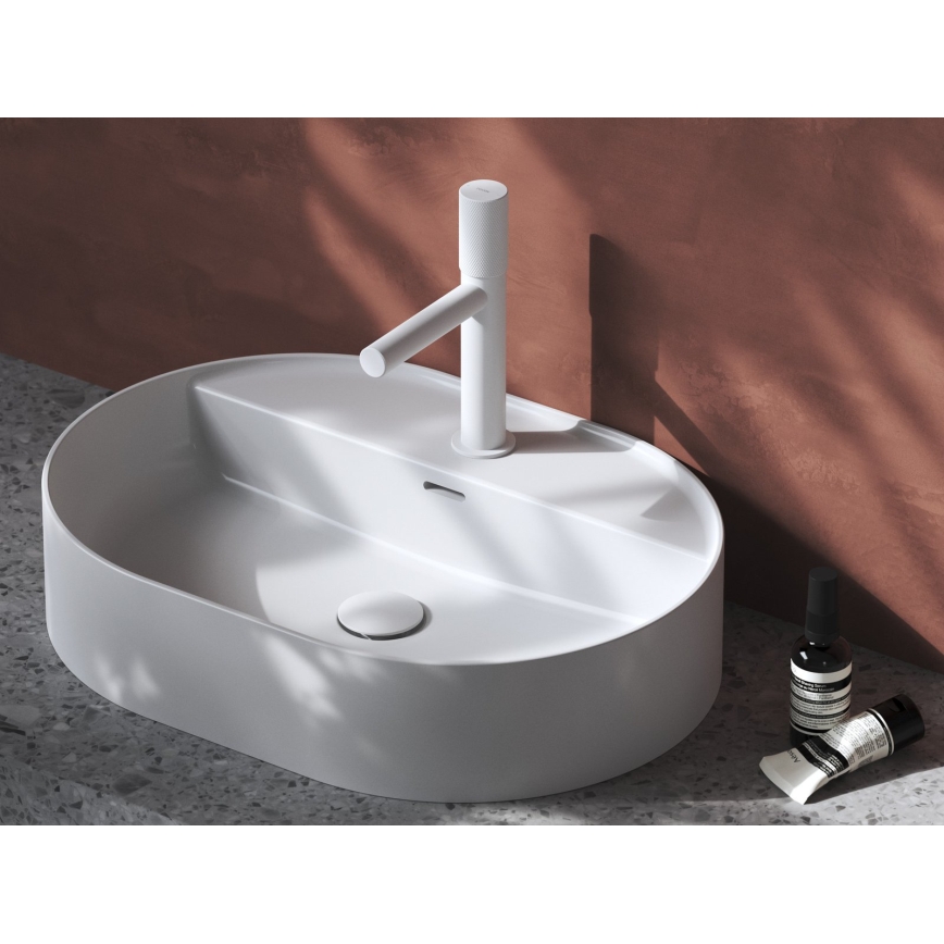Ravak XJX01155003 - Umyvadlo na desku CERAMIC SLIM 55x40 cm keramika/bílá