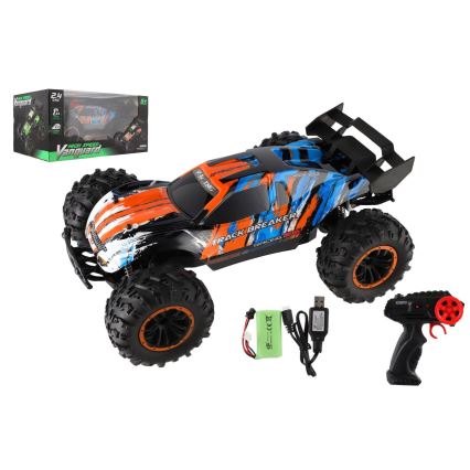 RC auto na dálkové ovládání Buggy 7,4V/500 mAh modrá/oranžová