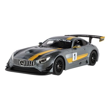 RC auto na dálkové ovládání Mercedes AMG GT3 RASTAR 5xAA + 2xAA šedá