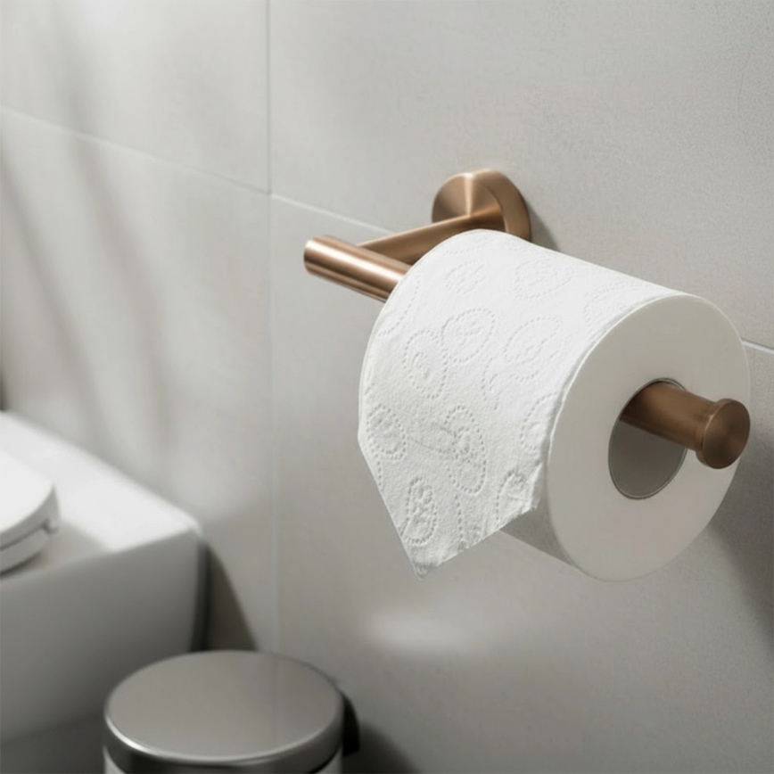REA-05002 - Sada koupelnových doplňků ARI kartáčovaná měď
